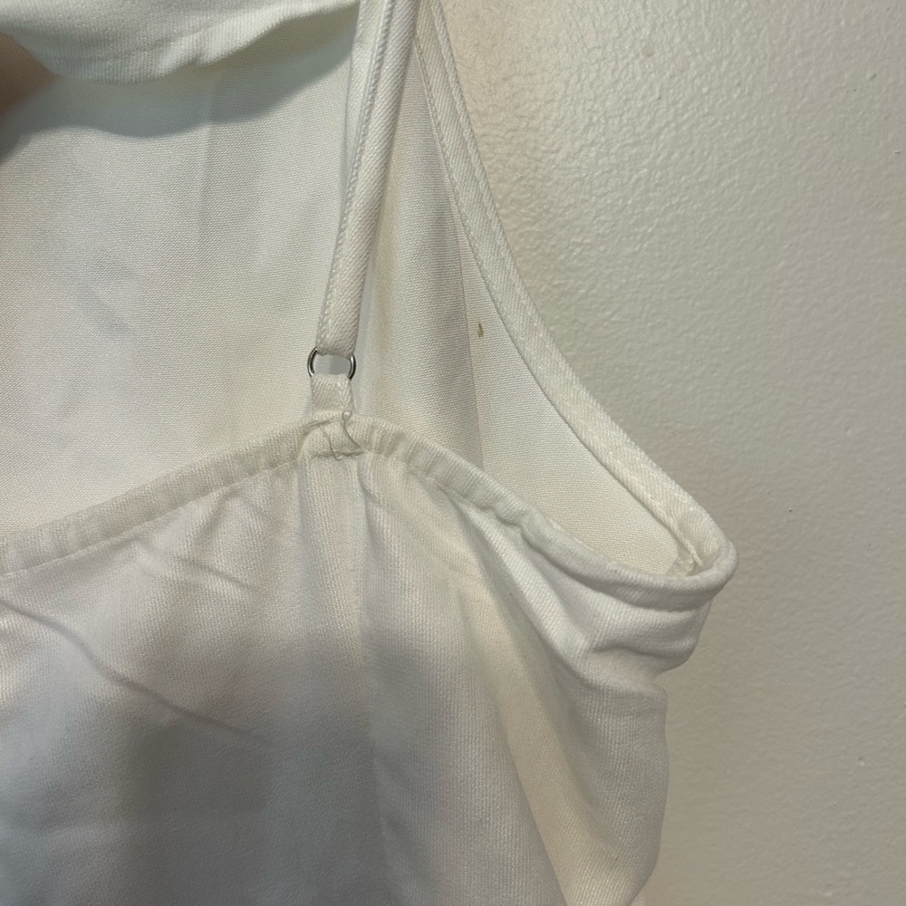 NWT Pretty Little Thing white cowl neck strappy midi dress - Picture 7 of 9